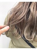 ハイライト×アッシュベージュ