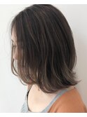 【ALIVE吉祥寺】アッシュブラウンハイライト外ハネボブ