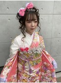 成人式前撮りヘアセット着付け【AULA】