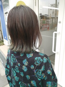 チコヘアー(chico hair) 裾カラー/グリーン/寺田町/全席個室