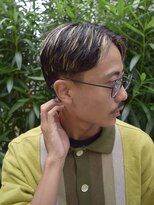 ガズル ハラジュク(GUZZLE HARAJUKU)&nbsp;センターパート　１ブリーチハイライトキャップ