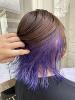 ホワイト(WHITE HAIR@NICOLA)&nbsp;2色のミルフィーユインナーカラー！