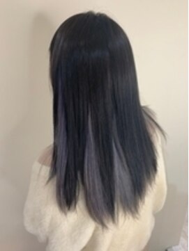 ヘアリゾート エーアイ 上野店α(hair resort Ai) インナーパープル髪質改善 カラー ハイトーン