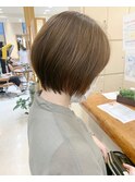 【morio札幌】札幌ショート 大人かわいい丸みショートボブ