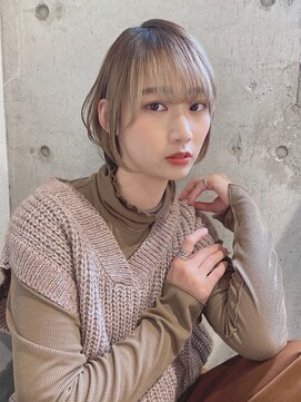 ルービック 枚方(Rubik's) 小顔ショートボブ×インナカラー