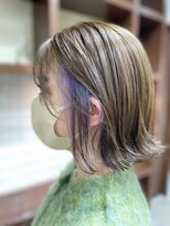 フラット 千葉(Flat.)&nbsp;ラベンダーインナーカラー/外ハネボブ【千葉】