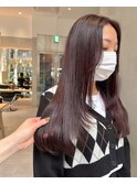 【minami】大人艶髪フェミニンロング/透明感ラベンダーココア