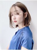 ◎くびれヘア小顔カット外ハネレイヤーボブ大人かわいい《池袋》