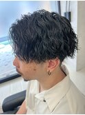 メンズカット+ツイストスパイラル