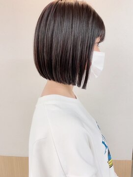 ロット 横浜(lot) ぱつっとボブ/ショートボブ/髪質改善[横浜駅]