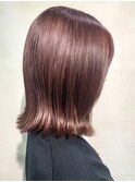 ケアブリーチダブルカラーインナーカラーハイライト20代30代前髪