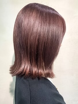 オジョマノ(OjOmano) ケアブリーチダブルカラーインナーカラーハイライト20代30代前髪