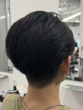 バース 梅田中崎町店(BIRTH) ニュアンスパーマセンターパート韓国メンズワンカールパーマ
