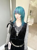 リンダ(Linda)&nbsp;ターコイズブルー×パープル