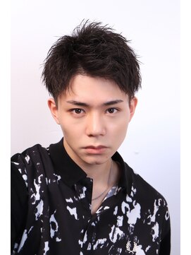 ネイビー(NAVY) 王道アップバングショート ビジネスヘア