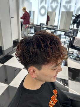 オーシャントーキョー(OCEAN TOKYO) メンズパーマツイスパ波巻きスパイラルマッシュセンターパート