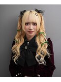 地雷系ヘアメイク推し活推しカラーオタ活ヘアセットヘアアレンジ