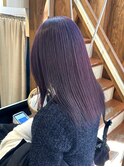 ラベンダーカラーパープルカラーダブルカラーダークグレージュ