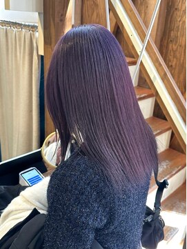 ヲタク(wotaku.) ラベンダーカラーパープルカラーダブルカラーダークグレージュ