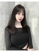 ジーナ 梅田茶屋町(Zina)&nbsp;髪質改善＊くすみミディアムレイヤーカット【Zina 梅田茶屋町】