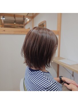 ティピ(tipi) くびれボブ×グレージュハイライト