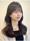 小顔可愛いレイヤーカット×アッシュカラー10代20代30代