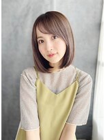 ヘアーアンドスマイル バル(hair&smile Baru) 大人可愛いナチュラルボブスタイル