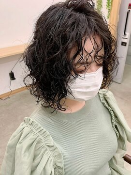 キューズ クラブ(cuz KLUB) 【cuzKLUB】ボブ×スパイラルパーマ*池袋