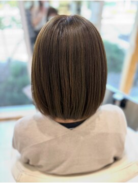 ラ ブーケ 大垣店(La Bouquet) 艶ストレートボブスタイル