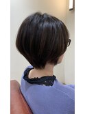大人の上品ショートヘア