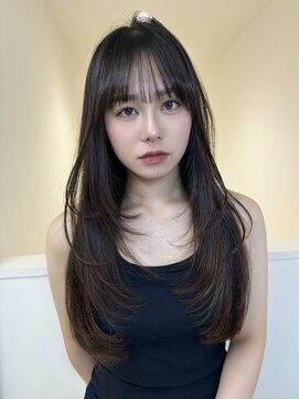 アイトーキョーエス 渋谷(AI TOKYO S) レイヤー/ワンカール/渋谷/ダークグレージュ/ニュアンス