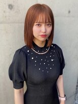 タム(tam)&nbsp;切りっぱなしボブ　髪質改善カラー