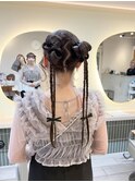 カチモリヘア ツインスタイル タイト ヘアセット 横浜★