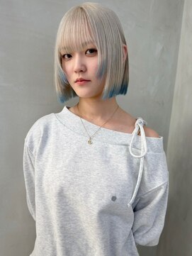 ネハス 名古屋栄店(nehus.) ブリーチ/クラゲヘアー/小顔に見せるヘア/ココアベージュ