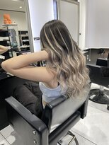 ヘアーデザイン ジェルム(Hair Design germe)&nbsp;バレイヤージュ風 プルエクステ #しのだスペシャル