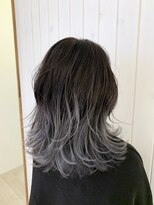 ミュミュ(mu-mu)&nbsp;グランマッシュグラデーションカラーシルバー10.4