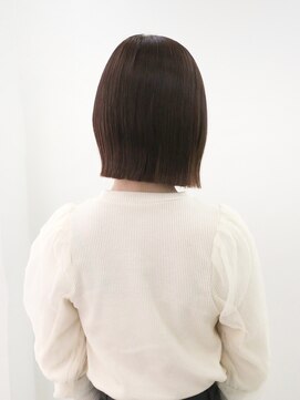 ミル(milu) 【mayu】ボブ/ブラウンカラー/縮毛矯正/髪質改善/四条/河原町