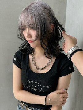 ネハス 名古屋栄店(nehus.) ブリーチ/クラゲヘアー/小顔に見せるヘア/ココアベージュ