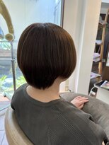 オブジェ ナチュレ(OBJE’T nature) ブラウンカラー×ショートスタイル【出水裕大】