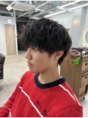 強すぎないシャドウパーマ