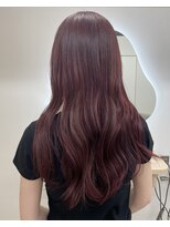 リトル 京都四条店(little)&nbsp;四条　河原町＊ブリーチなしダブルカラー×髪質改善ワインレッド