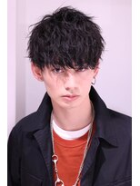 ネイビー(NAVY) 陰影で魅せる、シャドウパーママッシュ