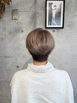 スプーノ 神楽坂(Spoonno) ピンクグレージュ×ショート