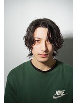 ヒロギンザバーバーショップ 神楽坂店(HIRO GINZA BARBER SHOP)&nbsp;スパイラル/ミディアム/センターパート〈理容室〉