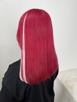 ルアナ 名古屋店(Luana) チェリーレッド×ポイントエクステ