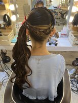 ヘアメイク エンカレッジ(HAIR MAKE encourage)&nbsp;あみかちゅサイドポニー