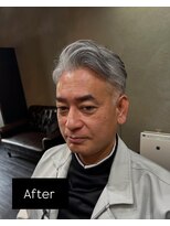 ヘアーシグネチャー(Hair Signature)&nbsp;前髪立ち上げ大人の刈り上げショートスタイル