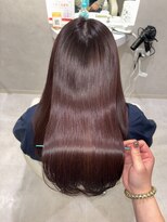 アプリ 南浦和(appri)&nbsp;髪質改善/縮毛矯正/ラベンダーブラウン/レイヤーカット/南浦和