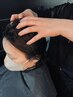 カット+クレンジング+スパ+ケア剤付