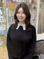 オブヘアージユウガオカ(Of HAIR Jiyugaoka)&nbsp;くびれヘア×オリーブグレージュ